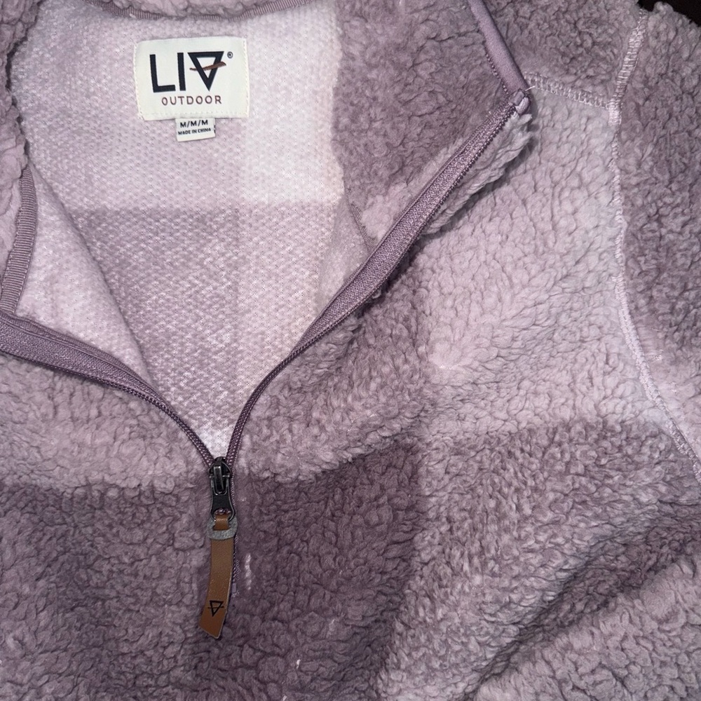Fuzzy Checkered Sweater - Picture 3 of 5